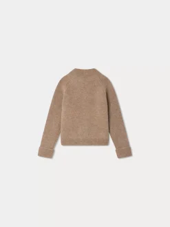 Bonpoint Thylio Cardigan Praline |Newborn & Baby Sweaters And Cardigans