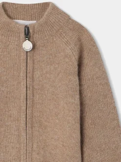 Bonpoint Thylio Cardigan Praline |Newborn & Baby Sweaters And Cardigans