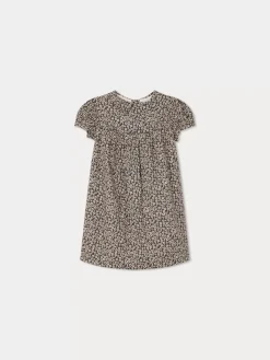 Bonpoint Tia Dress Cocoa |Child Dresses