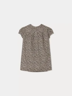 Bonpoint Tia Dress Cocoa |Child Dresses
