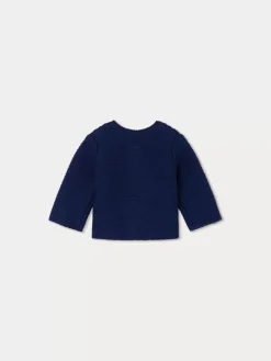 Bonpoint Tiany Cardigan Navy |Newborn & Baby Sweaters And Cardigans