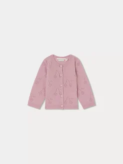 Bonpoint Tibile Cardigan Peony |Newborn & Baby Sweaters And Cardigans