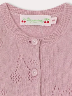 Bonpoint Tibile Cardigan Peony |Newborn & Baby Sweaters And Cardigans