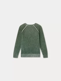 Bonpoint Tiego Sweater Verdigris |Child Cardigans And Sweaters