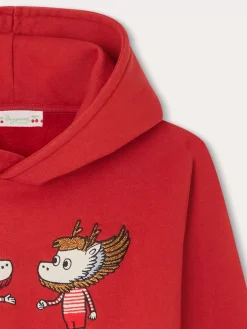 Bonpoint Tita Sweatshirt Red |Child Sweatshirts