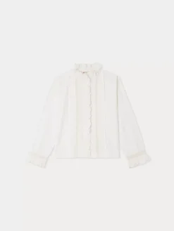 Bonpoint Tivi Blouse Milk White |Child Tops