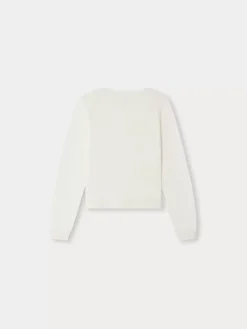 Bonpoint Toesie Cardigan White Milk |Child Cardigans And Sweaters