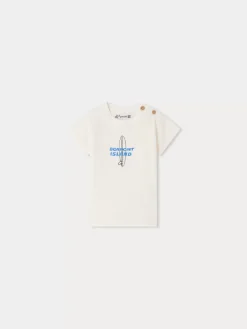 Bonpoint Tom T-Shirt Ecru |Newborn & Baby Tops